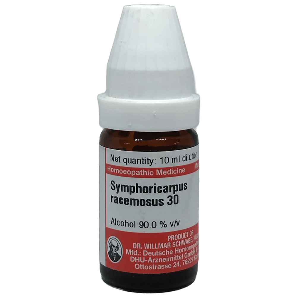 Dr Willmar Schwabe Germany Symphoricarpus Racemosus Dilution 30 bottle of 10 ml Dilution