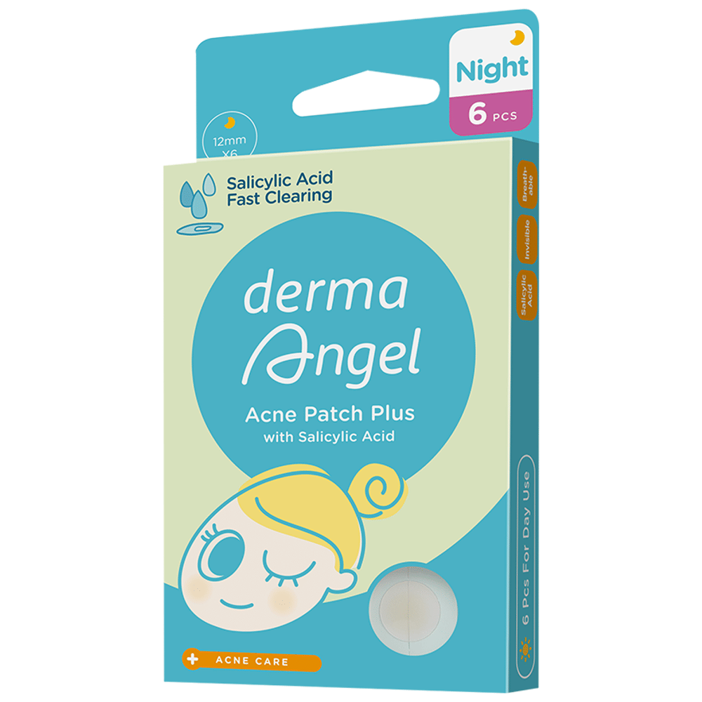 Derma Angel Night Acne Patch Plus packet of 6 patches