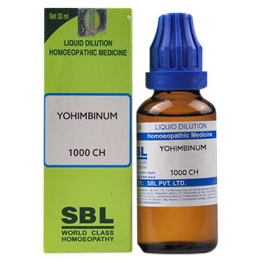 SBL Yohimbinum Dilution 1000 CH bottle of 30 ml Dilution
