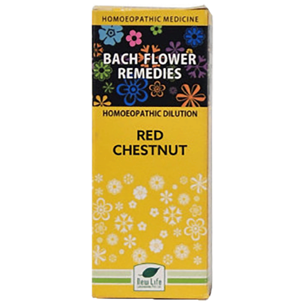 New Life Bach Flower Red Chestnut 30 bottle of 100 ml Dilution