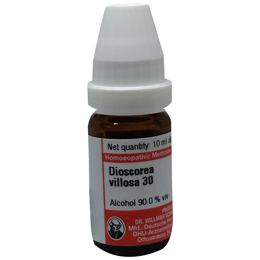 Dr Willmar Schwabe Germany Dioscorea Villosa Dilution 30 bottle of 10 ml Dilution