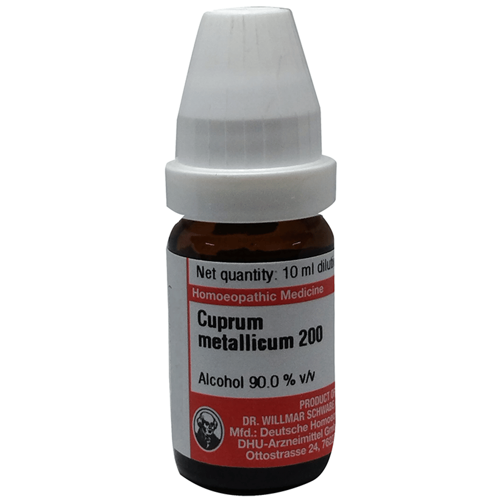 Dr Willmar Schwabe Germany Cuprum Metallicum Dilution 200 bottle of 10 ml Dilution