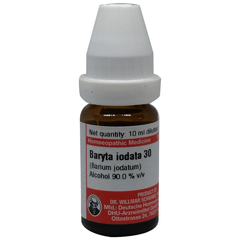 Dr Willmar Schwabe Germany Baryta Iodata Dilution 30 bottle of 1 Dilution