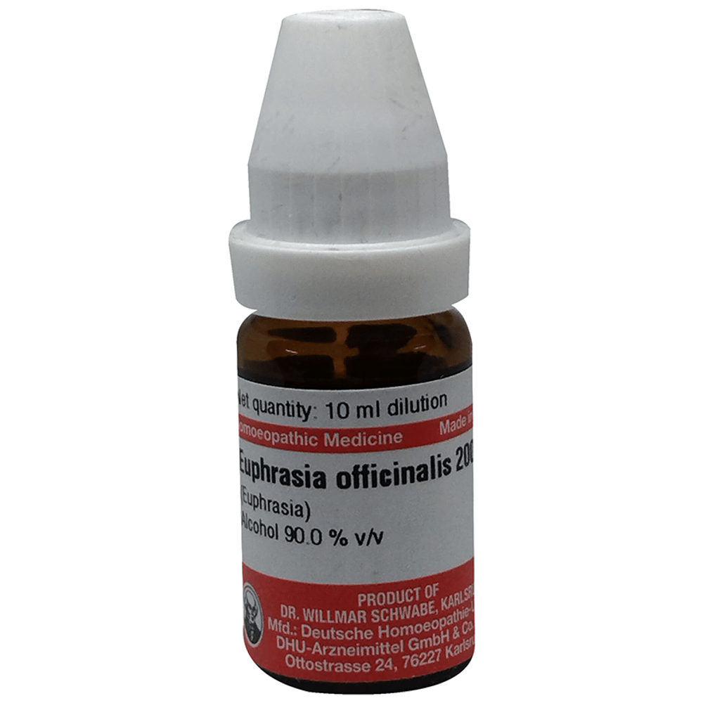 Dr Willmar Schwabe Germany Euphrasia Officinalis Dilution 200 bottle of 10 ml Dilution
