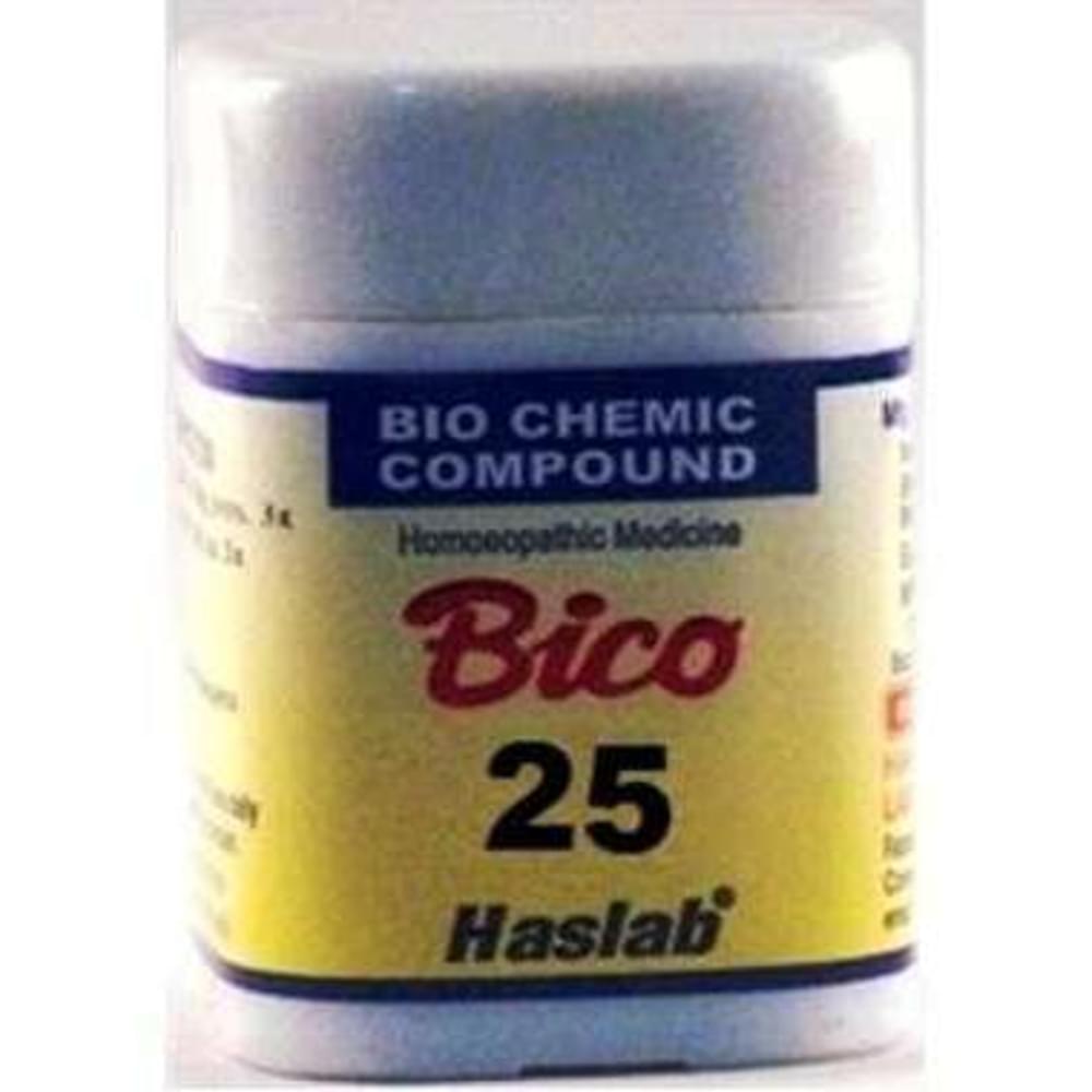 Haslab Bico 25 Biochemic Compound Tablet bottle of 20 gm Tablet Haslab Bico 25 Biochemic Compound Tablet bottle of 20 gm Tablet