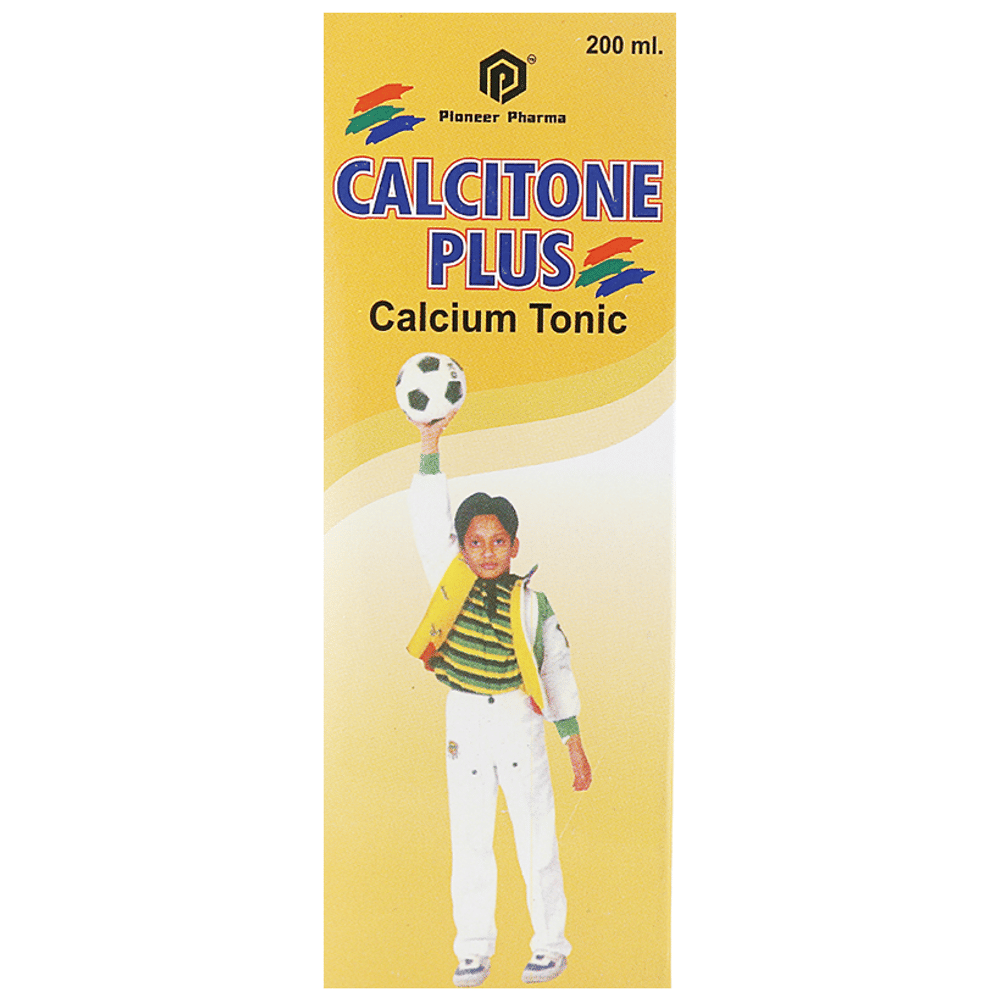 Pioneer Pharma Calcitone Plus Calcium Tonic (200ml Each) combo pack of 2 bottles