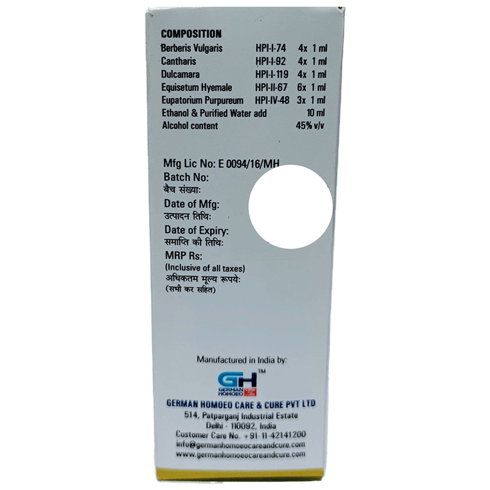 German's UTI Plus Care and Cure Drop bottle of 30 ml Drop German's UTI Plus Care and Cure Drop bottle of 30 ml Drop
