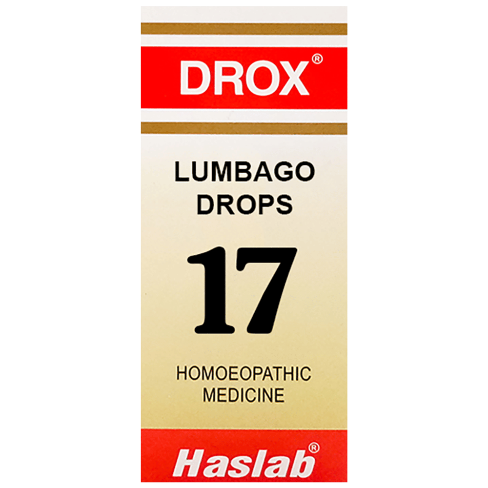 Haslab Drox 17 Lumbago Drop bottle of 30 ml Drop