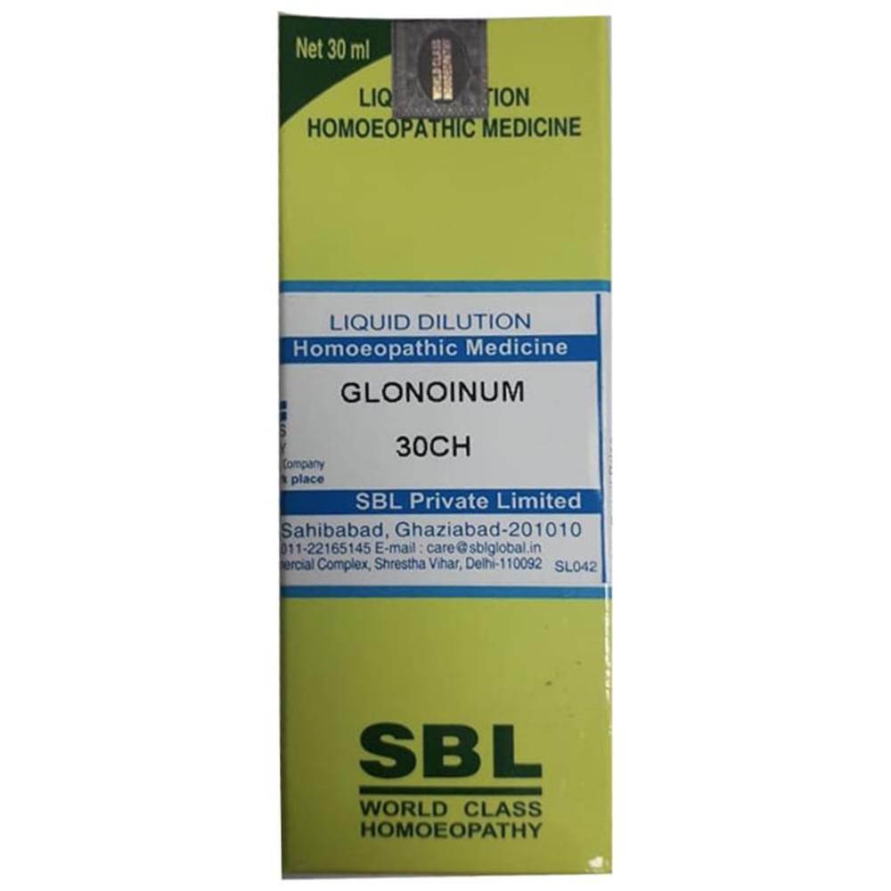 SBL Glonoinum Dilution 30 CH bottle of 30 ml Dilution