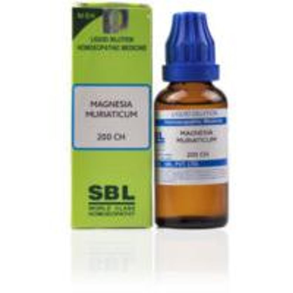 SBL Magnesia Muriaticum Dilution 200 CH bottle of 30 ml Dilution