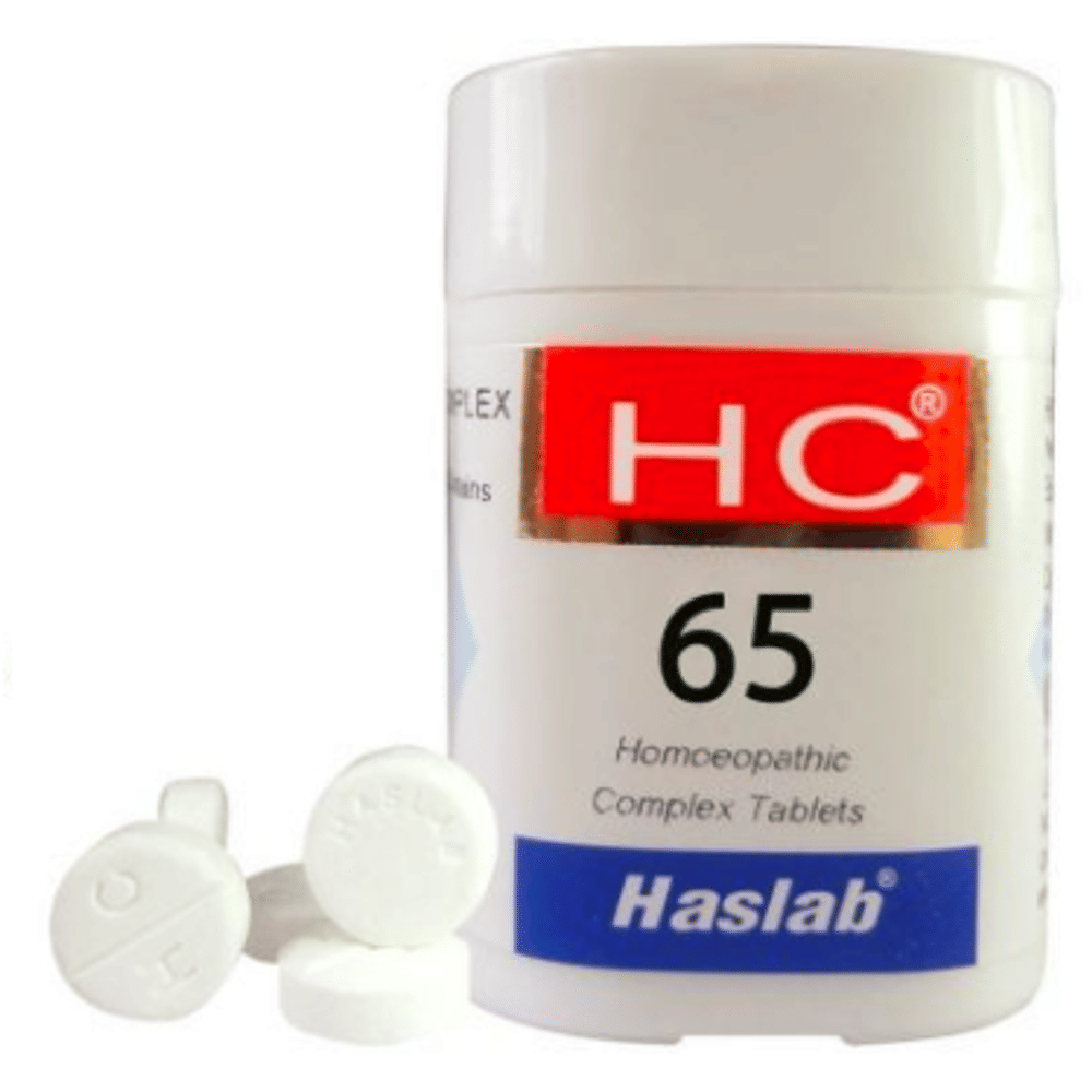 Haslab HC 65 Infanto Complex Tablet bottle of 20 gm Tablet Haslab HC 65 Infanto Complex Tablet bottle of 20 gm Tablet