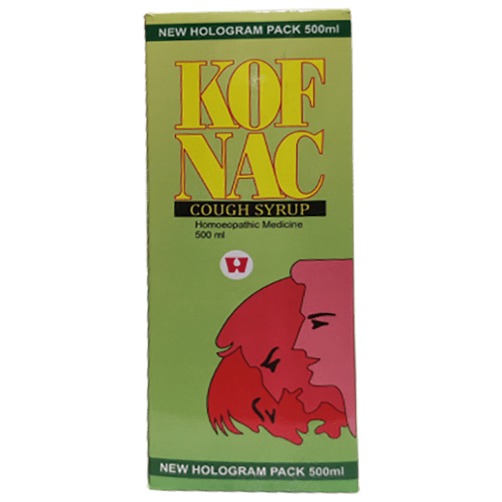 Dr. Wellmans Kofnac Cough Syrup bottle of 500 ml Syrup