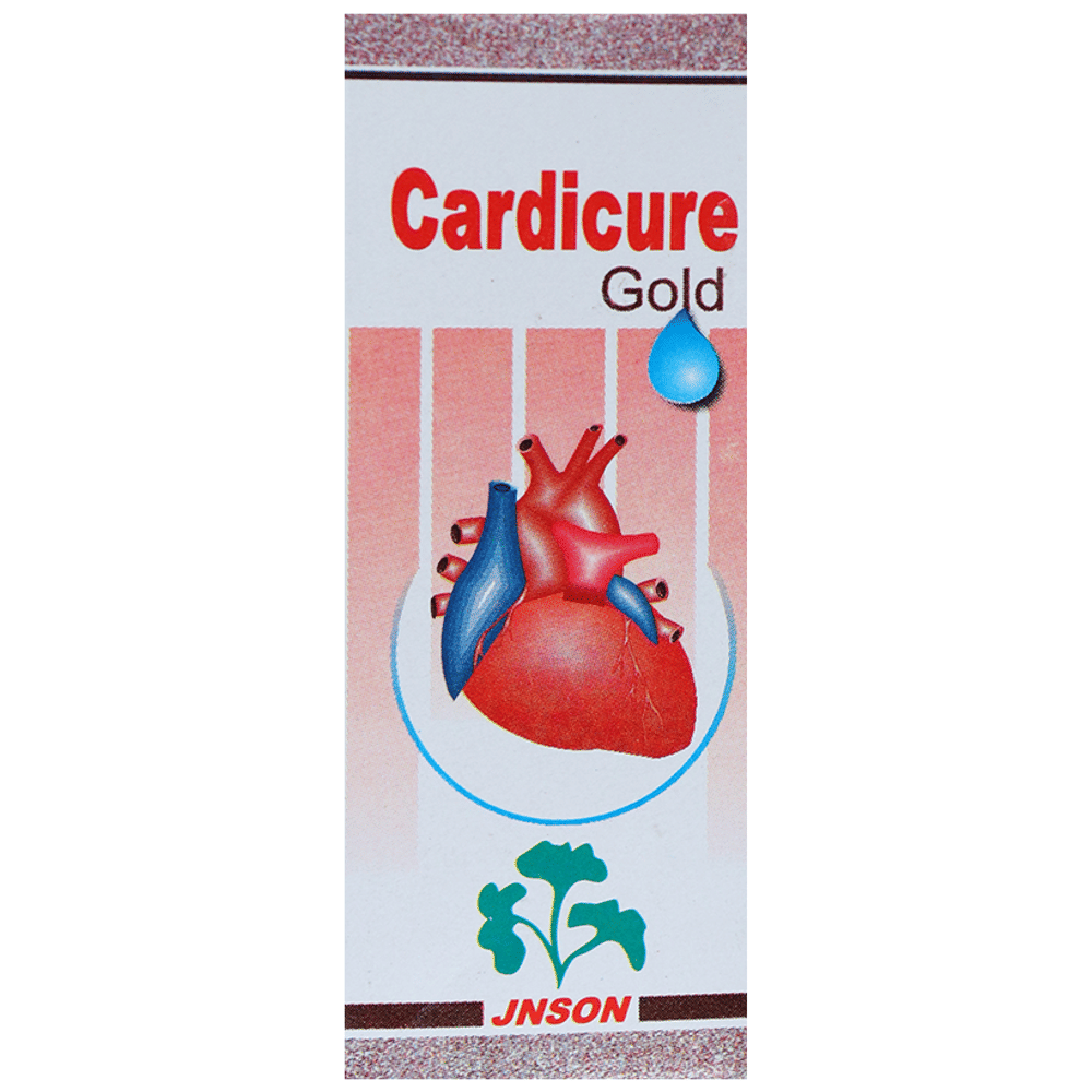 JNSON Cardicure Gold Syrup bottle of 450 ml Syrup