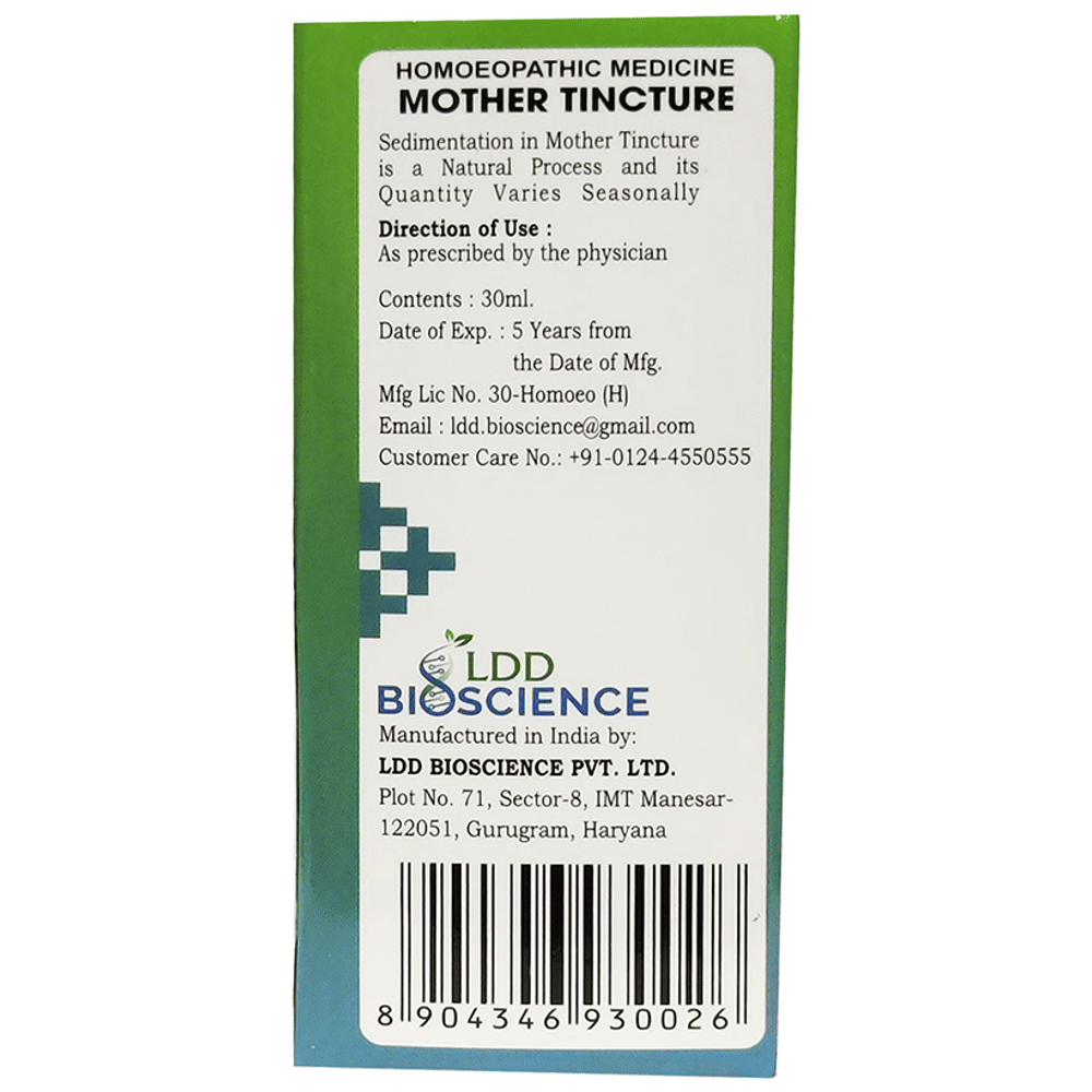 LDD Bioscience Hydrastis Canadensis Mother Tincture Q bottle of 30 ml Mother Tincture