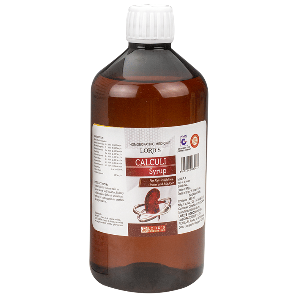 Lord's Calculi Syrup bottle of 450 ml Syrup