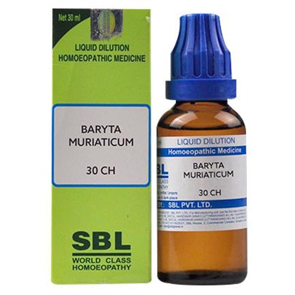 SBL Baryta Muriaticum Dilution 30 CH bottle of 30 ml Dilution SBL Baryta Muriaticum Dilution 30 CH bottle of 30 ml Dilution