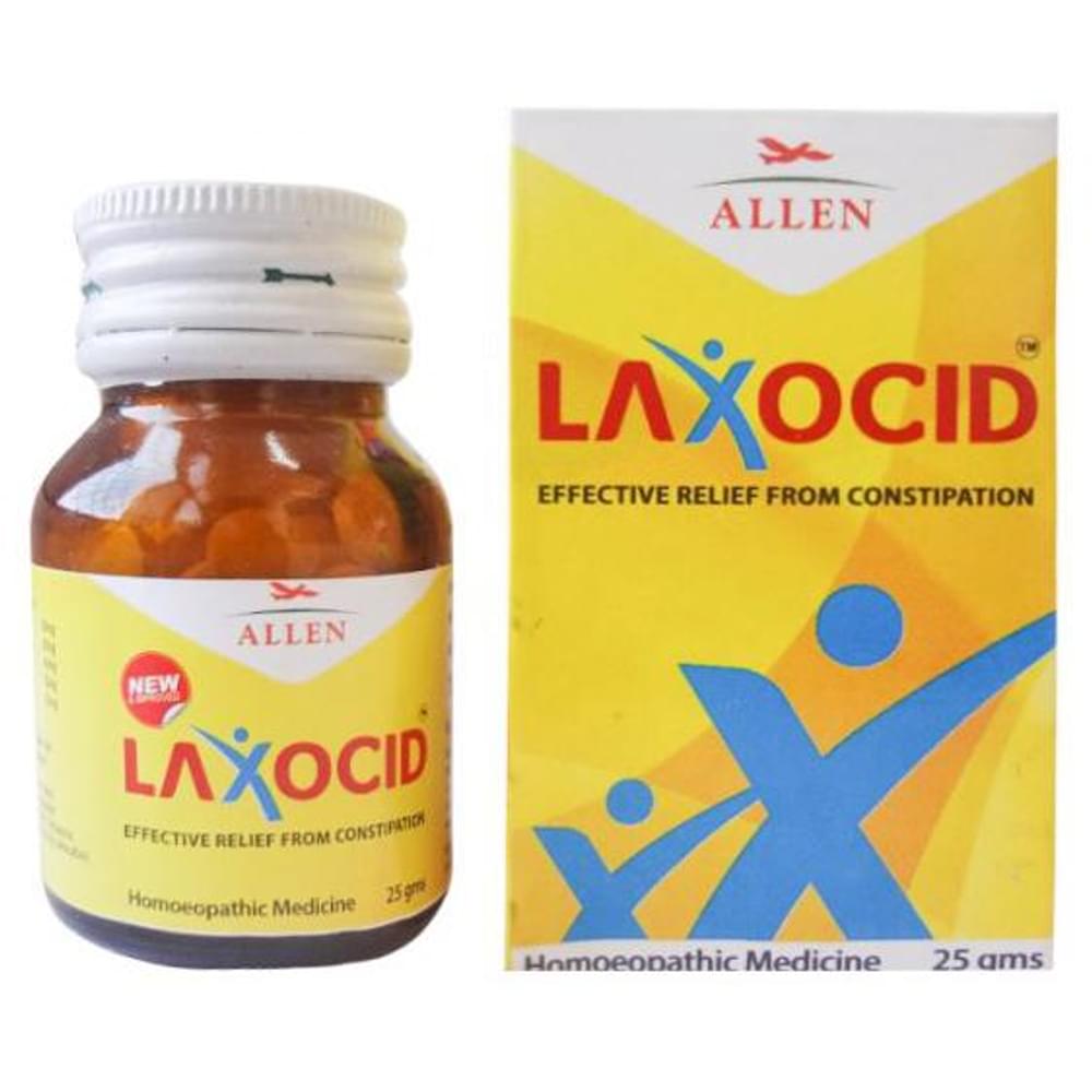 Allen Laxocid Tablet bottle of 25 gm Tablet Allen Laxocid Tablet bottle of 25 gm Tablet