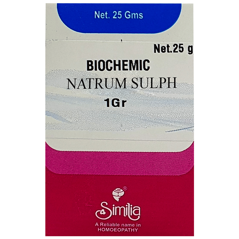 Similia Natrum Sulph Biochemic Tablet 6X bottle of 25 gm Biochemic Tablet