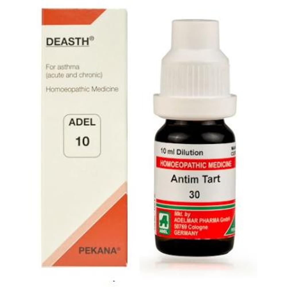 ADEL Asthma Care Combo (ADEL 10 + Antimonium Tartaricum Dilution) packet of 1 Kit ADEL Asthma Care Combo (ADEL 10 + Antimonium Tartaricum Dilution) packet of 1 Kit