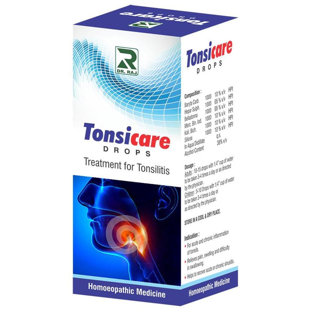 Dr. Raj Tonsicare Drop bottle of 30 ml Drop