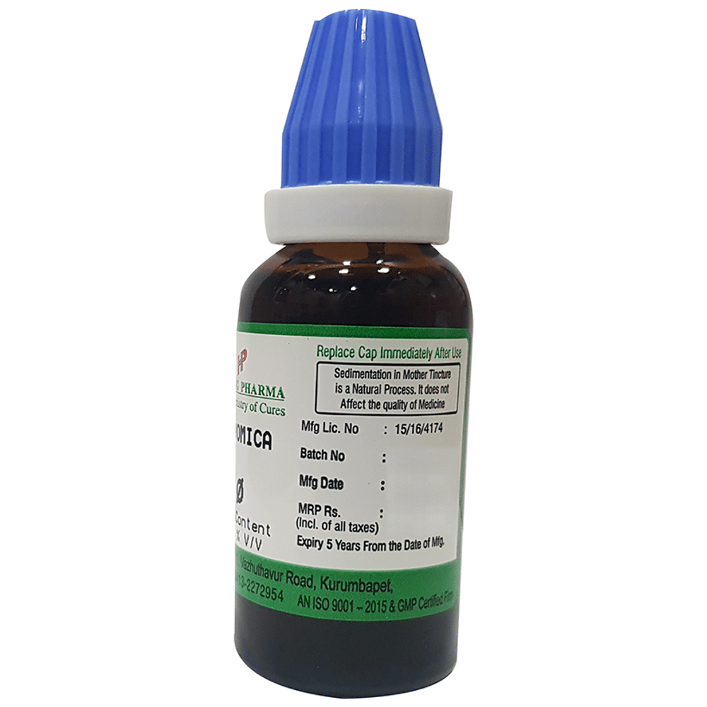 Hering Pharma Nux Vomica Mother Tincture Q bottle of 30 ml Mother Tincture