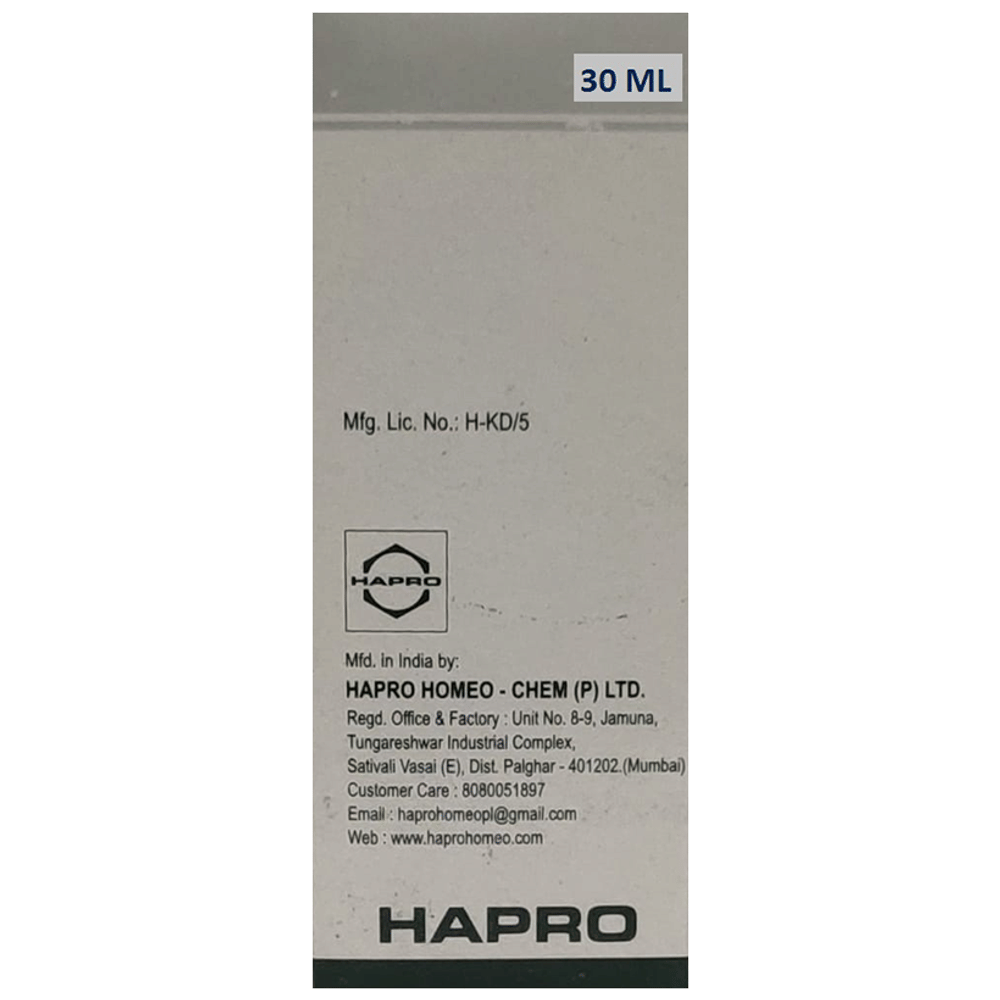 Hapro Belladonna Dilution 200 bottle of 30 ml Dilution