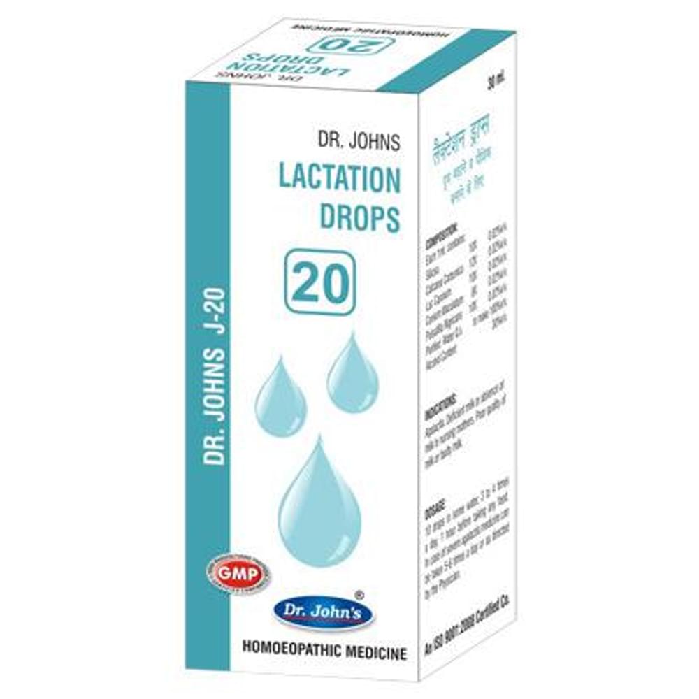 Dr. Johns J-20 Lactation Drop bottle of 30 ml Drop Dr. Johns J-20 Lactation Drop bottle of 30 ml Drop