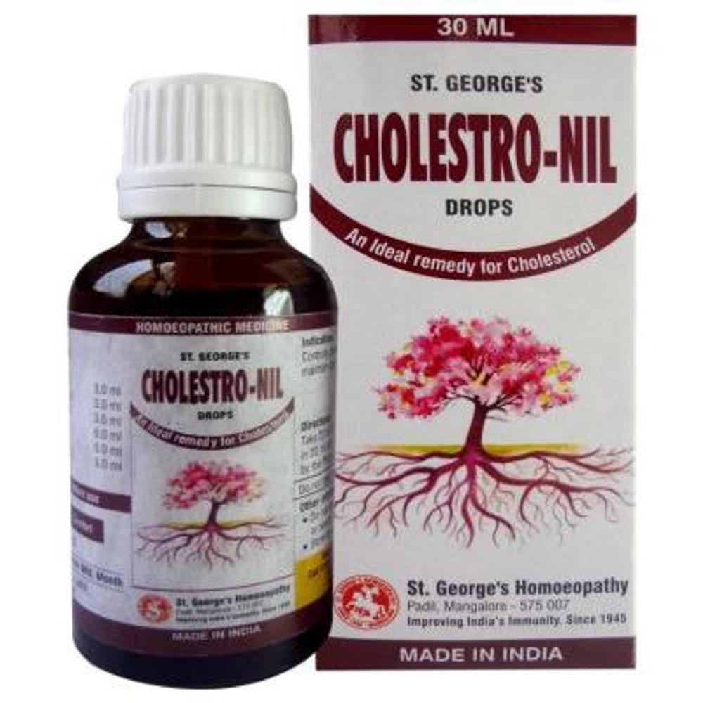 St. George’s Cholestro-Nil Drop bottle of 30 ml Drop St. George’s Cholestro-Nil Drop bottle of 30 ml Drop