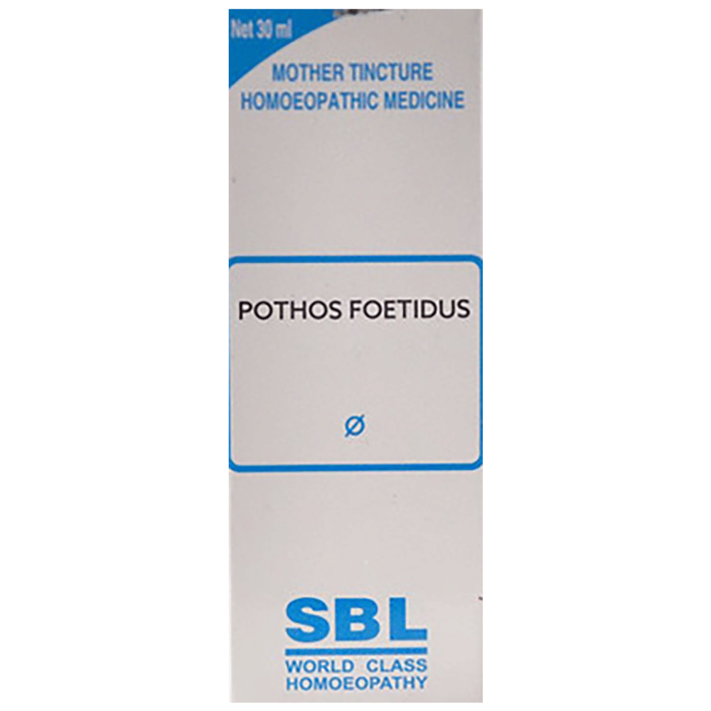 SBL Pothos Foetidus Mother Tincture Q bottle of 30 ml Mother Tincture