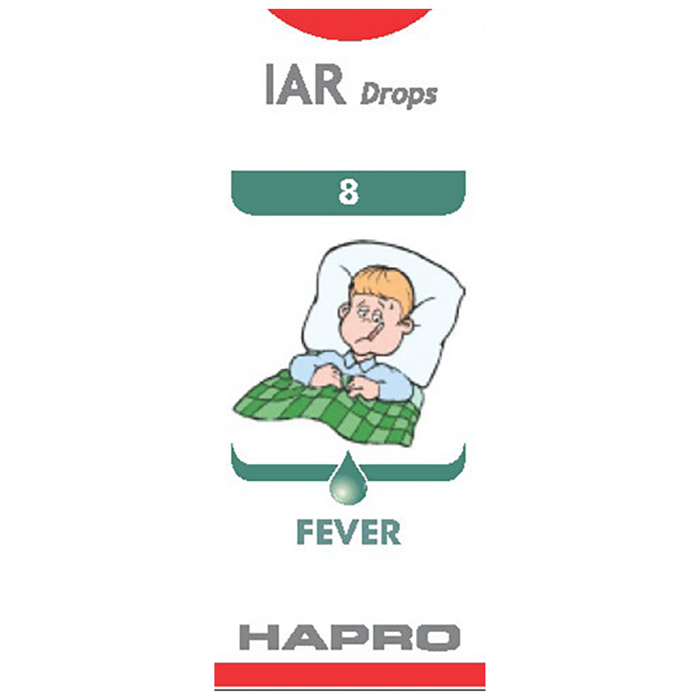 Hapro IAR Drop No. 08 (For Fever) bottle of 30 ml Drop Hapro IAR Drop No. 08 (For Fever) bottle of 30 ml Drop