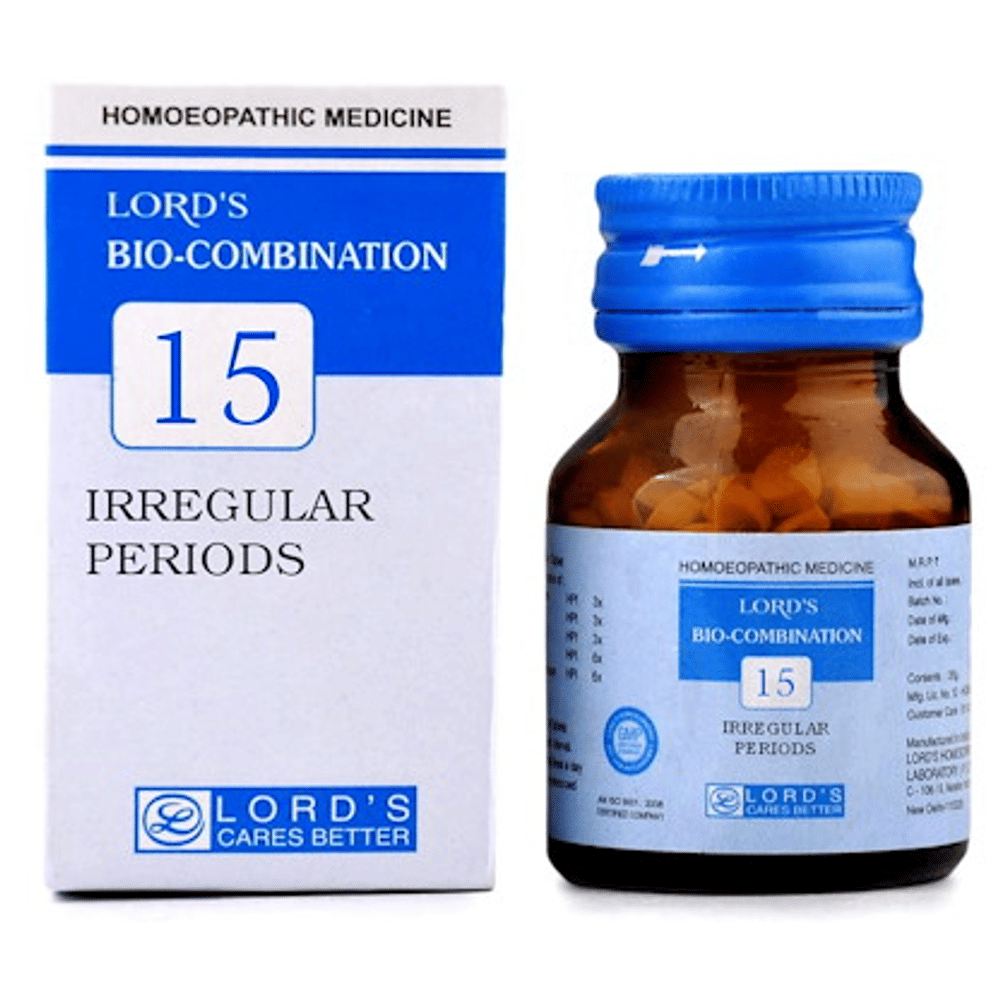 Lord's Bio-Combination 15 Tablet bottle of 25 gm Biocombination Tablet Lord's Bio-Combination 15 Tablet bottle of 25 gm Biocombination Tablet