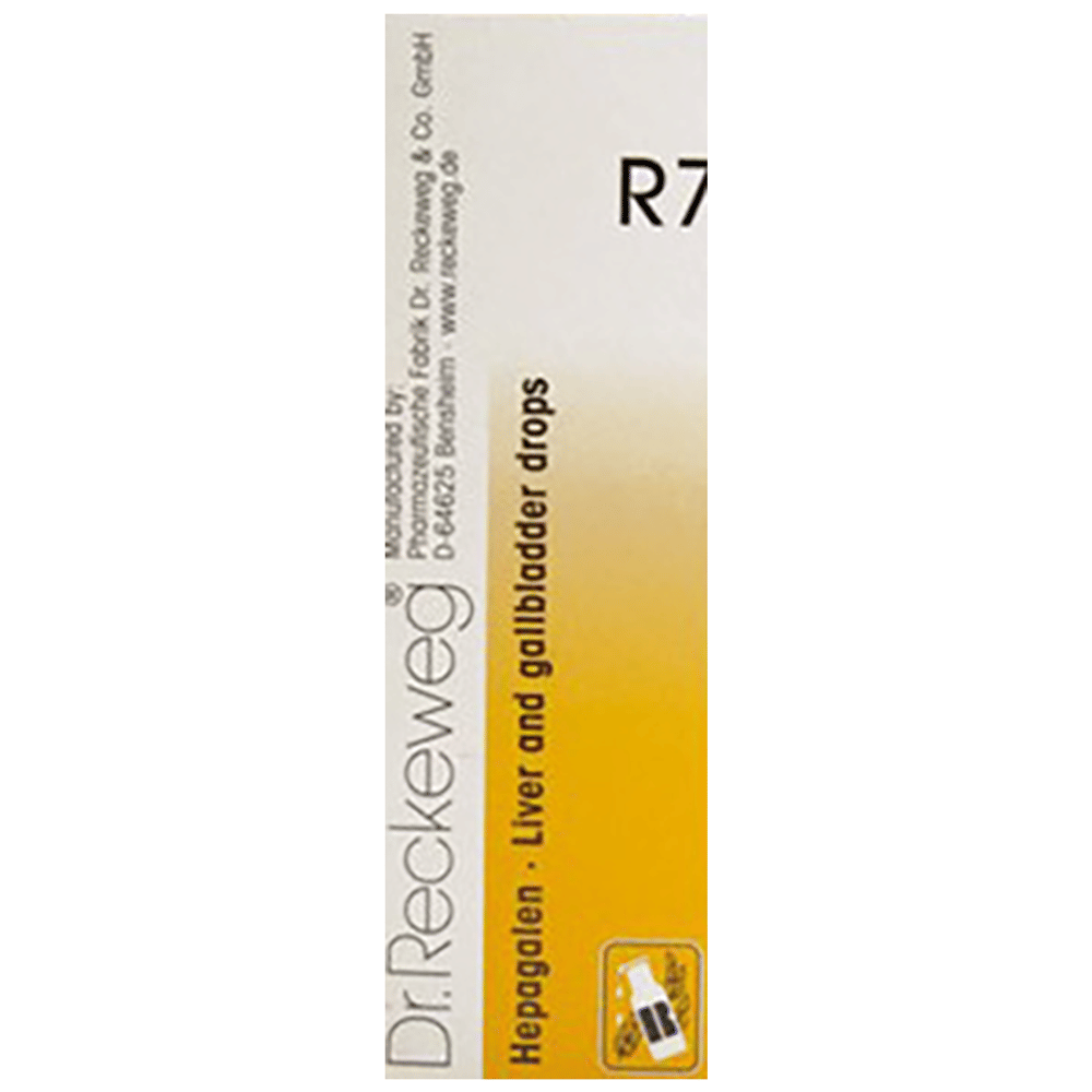 Dr. Reckeweg R7 Liver and Gallbladder Drop | For Liver Care bottle of 22 ml Drop