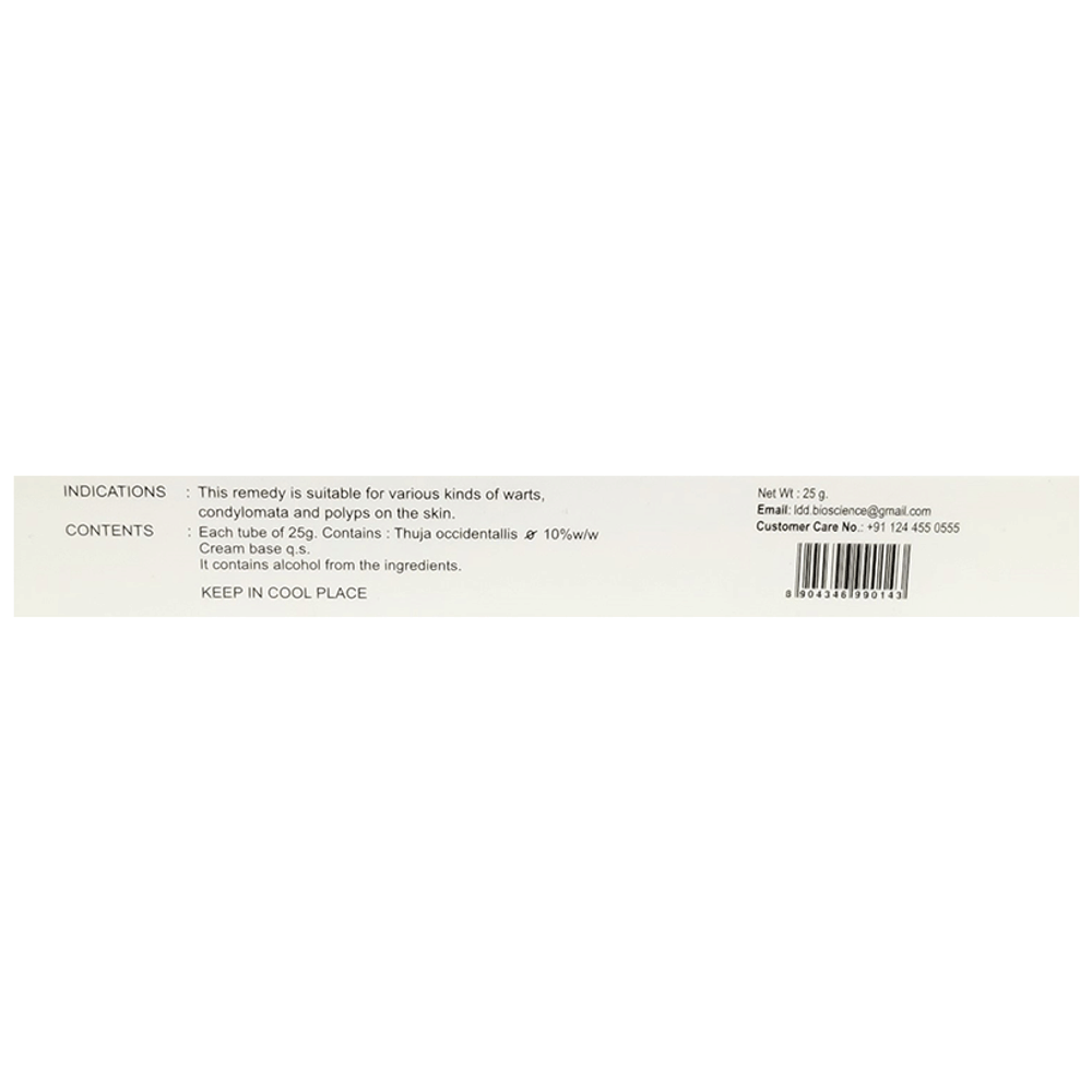 LDD Bioscience Thuja Ointment tube of 25 gm Ointment