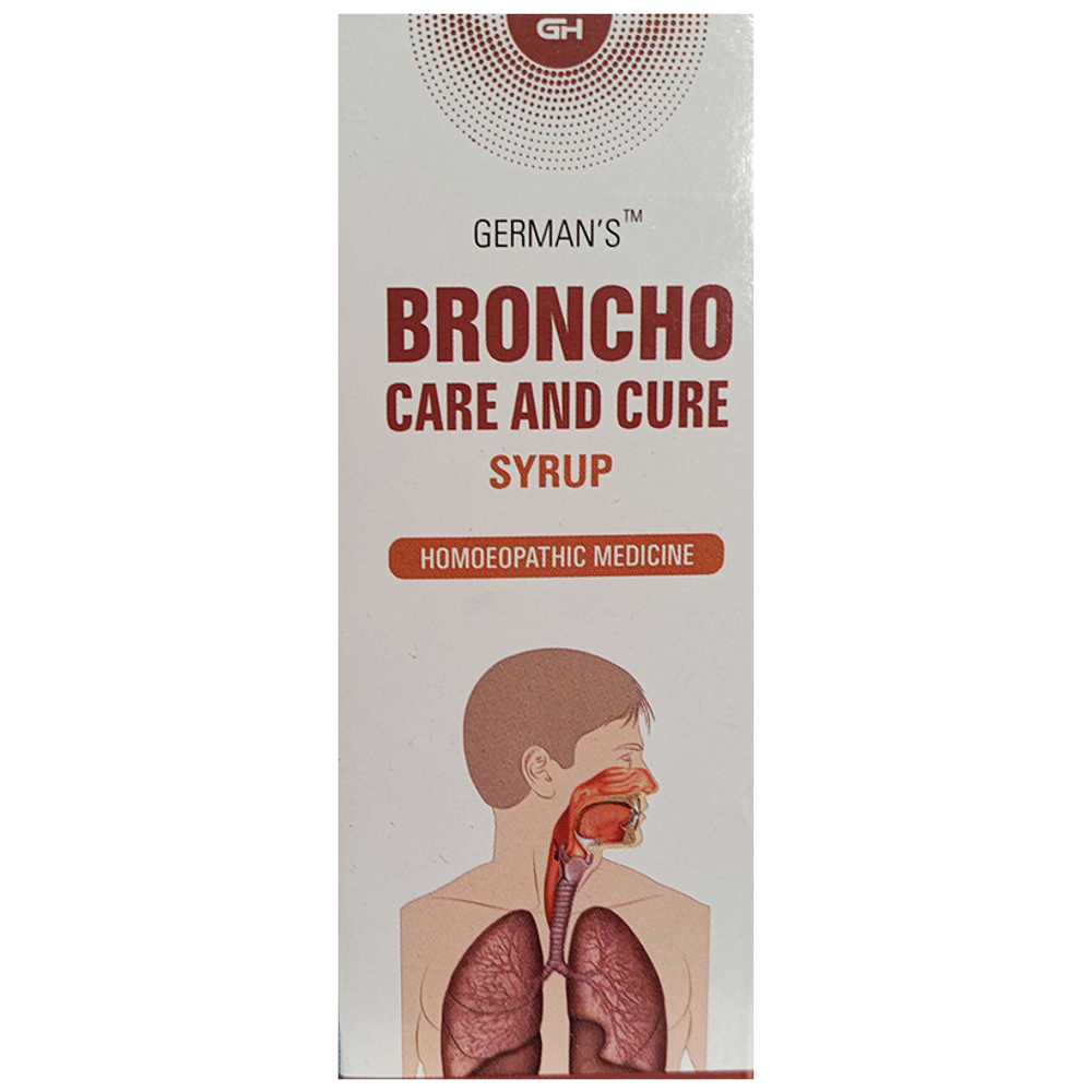German's Broncho Care and Cure Syrup bottle of 500 ml Syrup