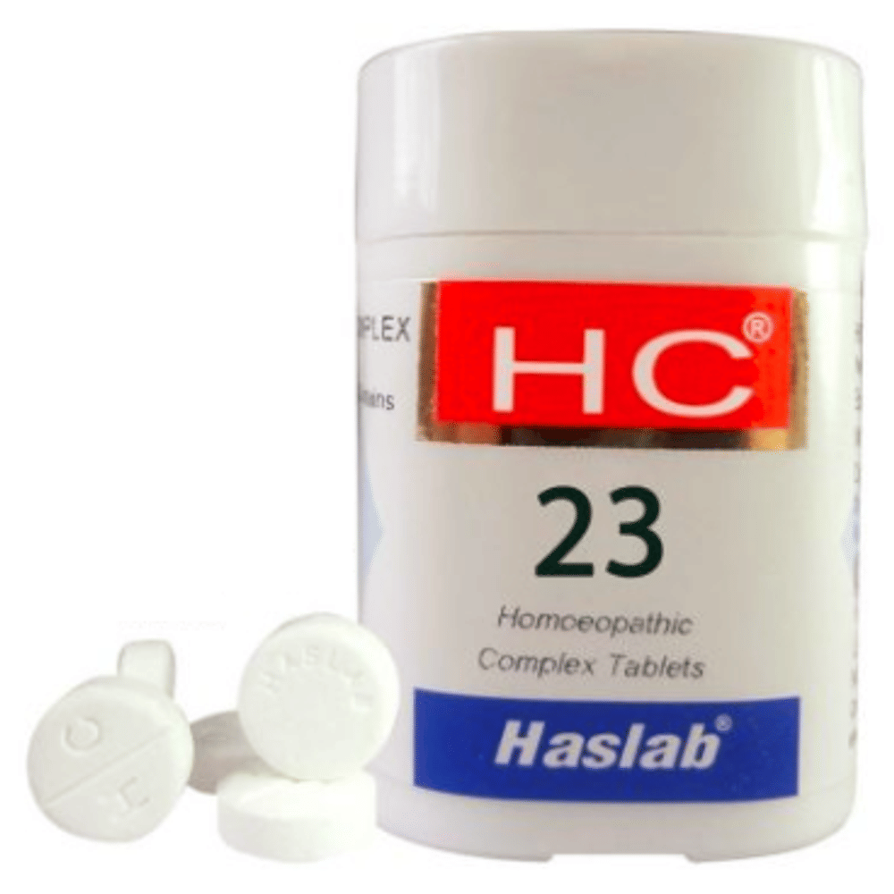 Haslab HC 23 Rhus Tox Complex Tablet bottle of 20 gm Tablet