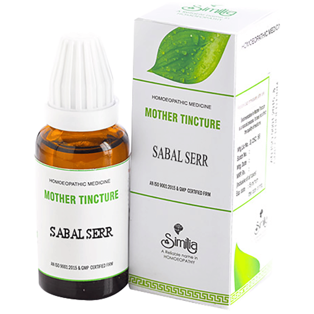 Similia Sabal Serr Mother Tincture Q bottle of 30 ml Mother Tincture