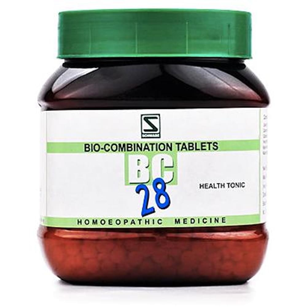 Dr Willmar Schwabe India Bio-Combination 28 (BC 28) Tablet bottle of 550 gm Biocombination Tablet