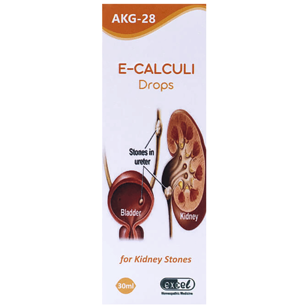 Excel AKG 28 E-Calculi Drop bottle of 30 ml Drop