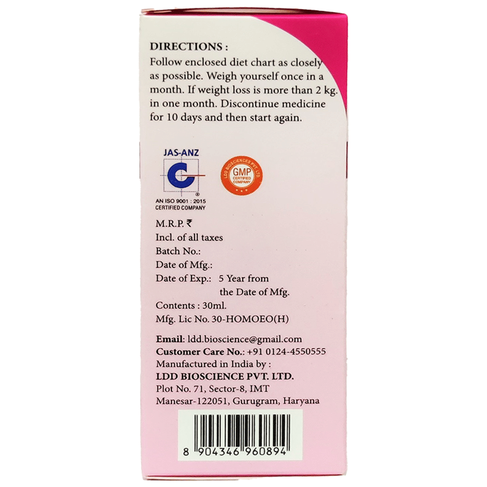 LDD Bioscience Trimmex Drop bottle of 30 ml Drop