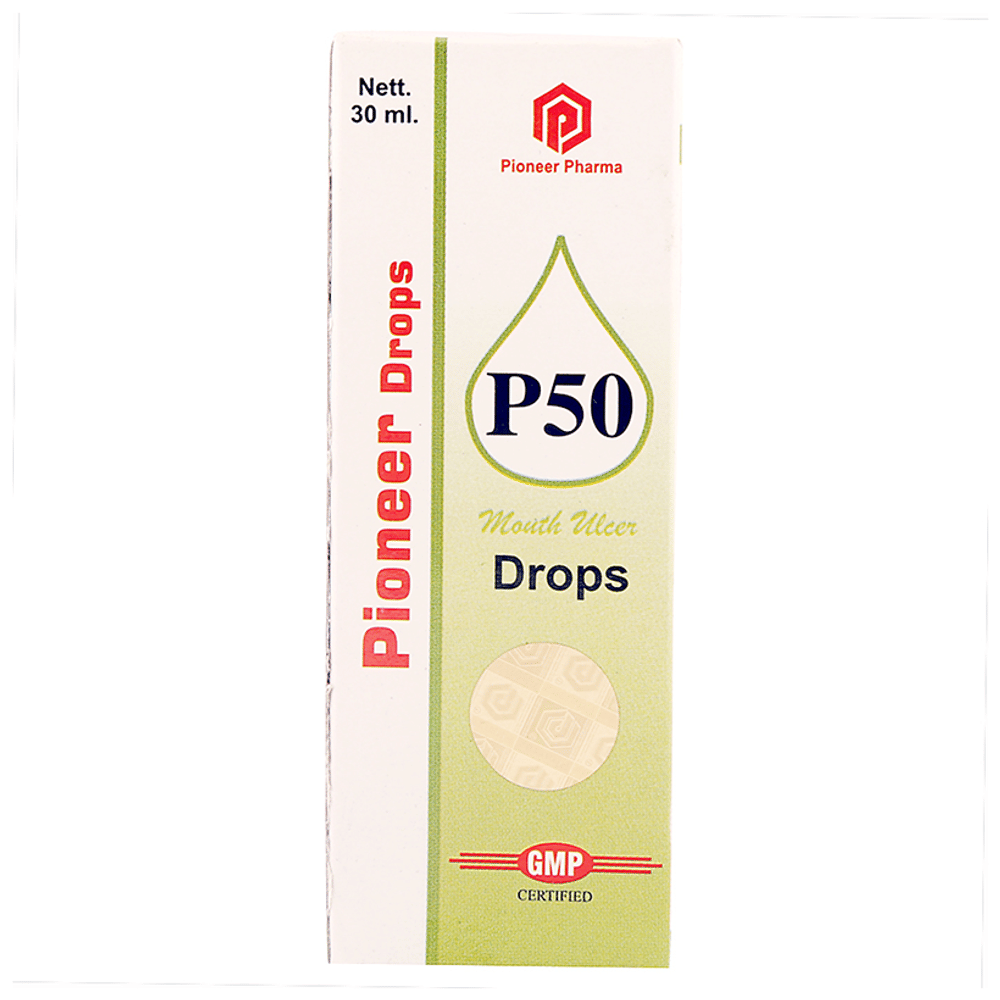 Pioneer Pharma P50 Mouth Ulcer Drop bottle of 30 ml Drop