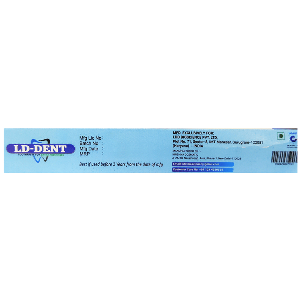 LDD Bioscience LD-Dent Toothpaste tube of 100 gm Toothpaste