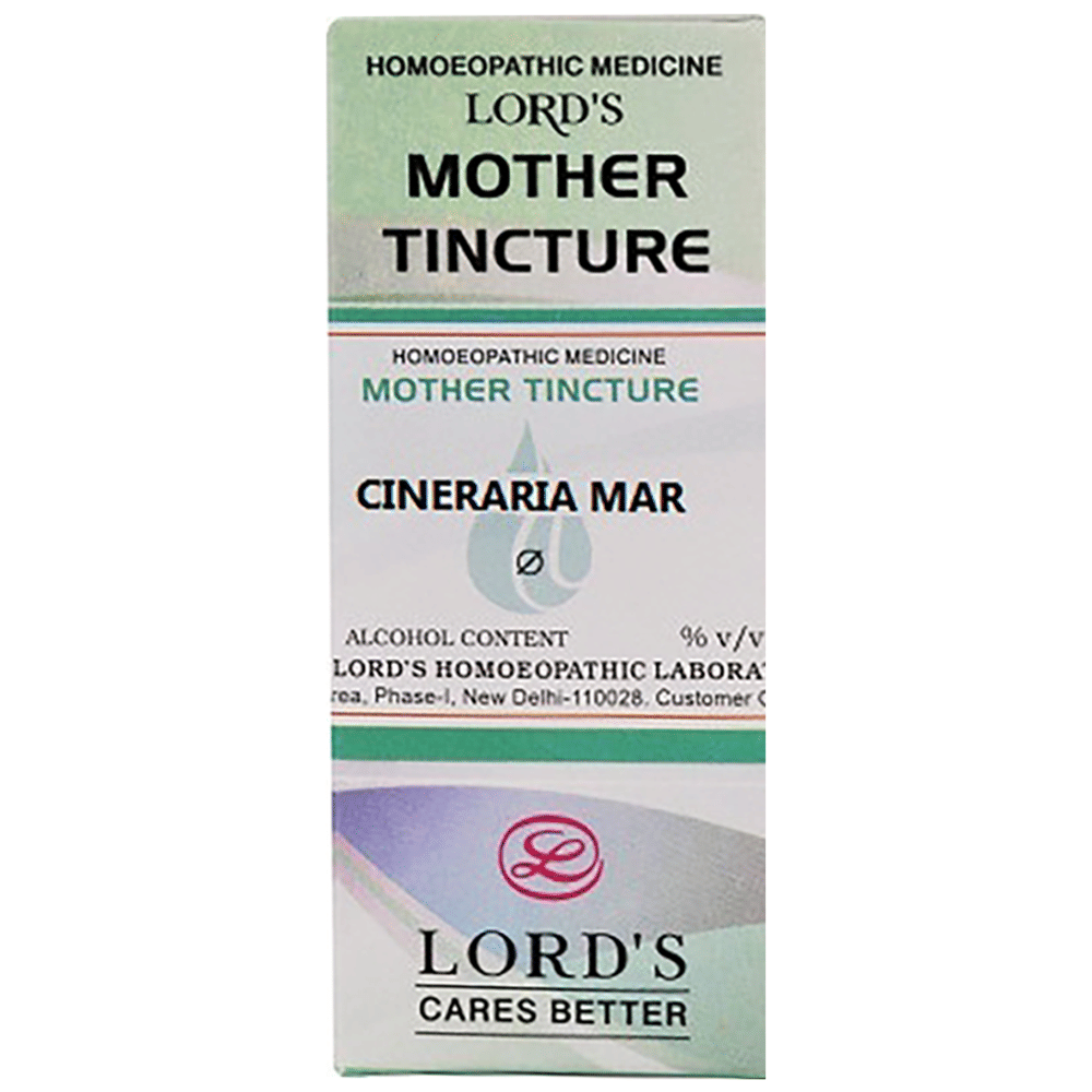 Lord's Cineraria Mar Mother Tincture Q bottle of 30 ml Mother Tincture