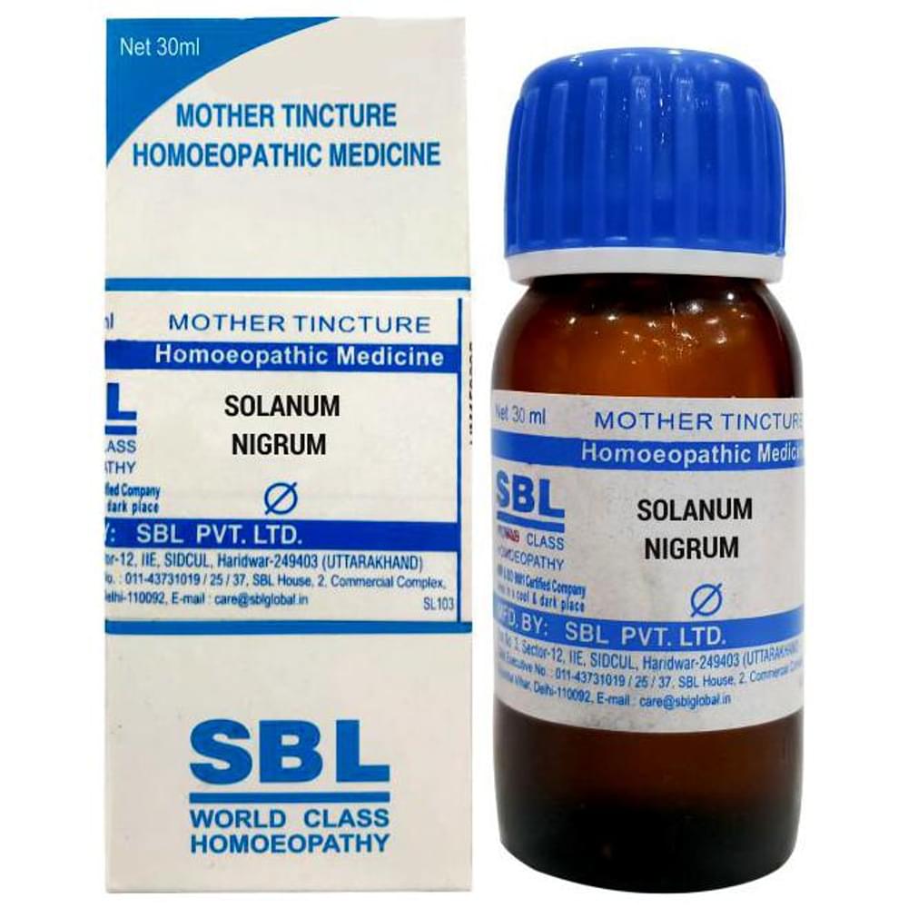 SBL Solanum Nigrum Mother Tincture Q bottle of 30 ml Mother Tincture