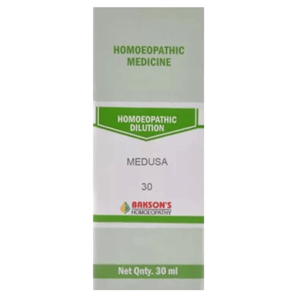 Bakson's Homeopathy Medusa Dilution 30 bottle of 30 dilutions