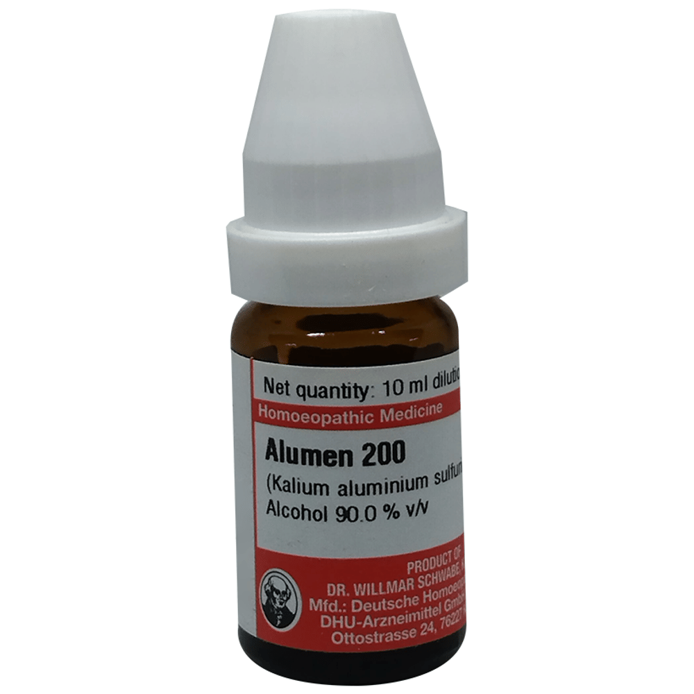 Dr Willmar Schwabe Germany Alumen Dilution 200 bottle of 10 ml Dilution Dr Willmar Schwabe Germany Alumen Dilution 200 bottle of 10 ml Dilution