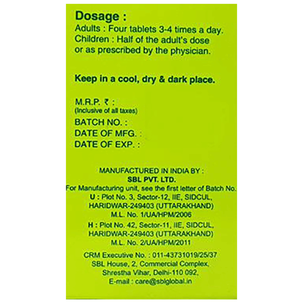 SBL Calcarea Fluorica Biochemic Tablet 12X bottle of 25 gm Biochemic Tablet