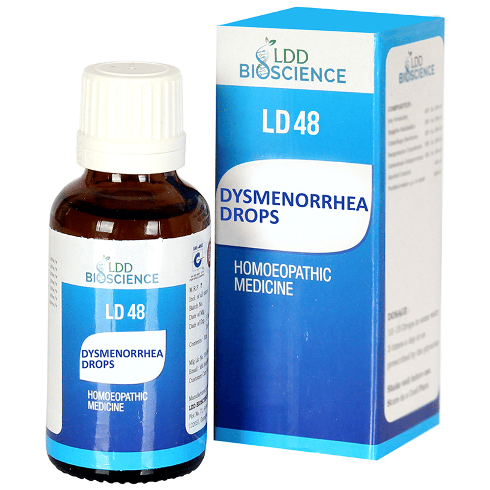 LDD Bioscience LD 48 Dysmenorrhea Drop bottle of 30 ml Drop