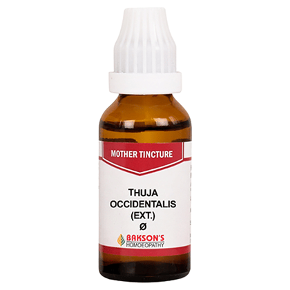 Bakson's Homeopathy Thuja Occidentalis (Ext.) Mother Tincture Q bottle of 30 ml Mother Tincture
