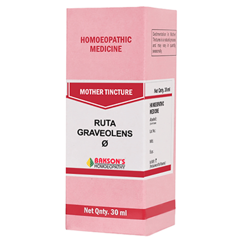 Bakson's Homeopathy Ruta Graveolens Mother Tincture Q bottle of 30 ml Mother Tincture