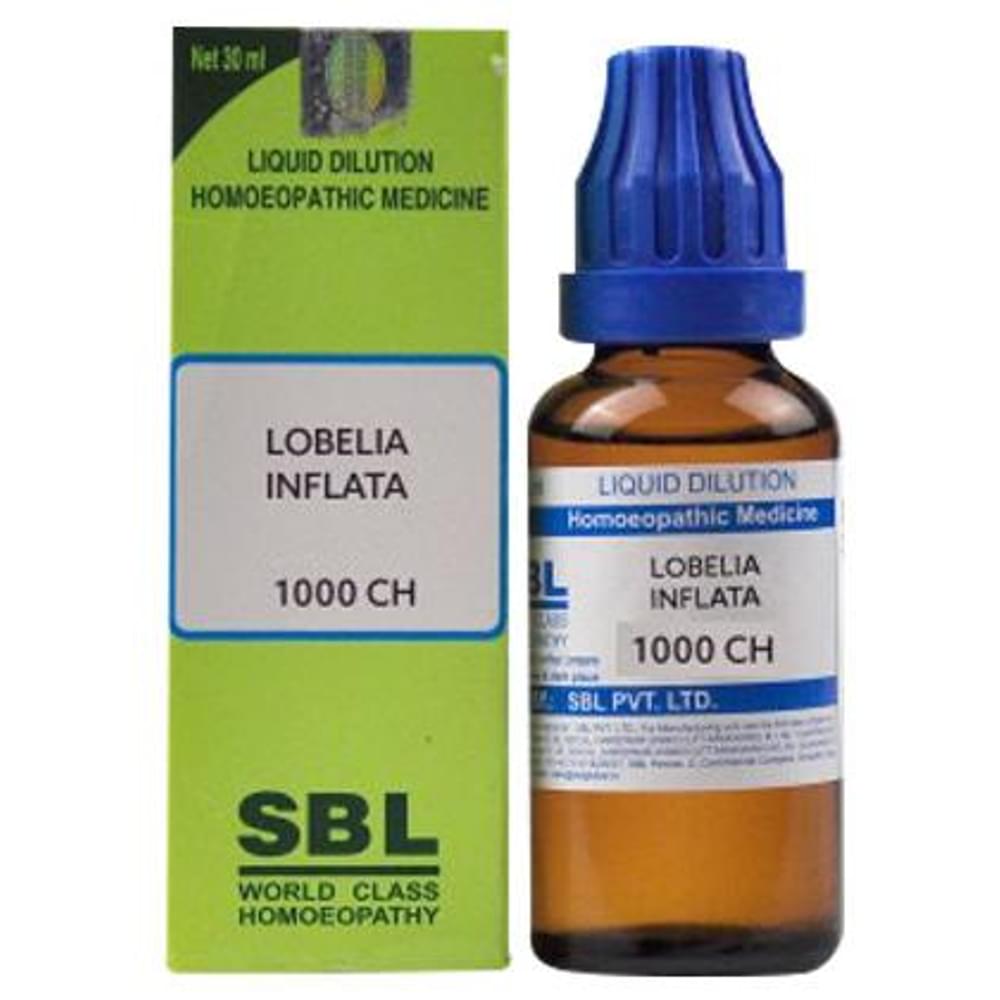 SBL Lobelia Inflata Dilution 1000 CH bottle of 30 ml Dilution